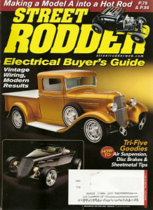 STREET RODDER 2011 MAR - 'A' CUSTOM DASH/DOOR TOPS, PERIOR CORRECT WIRING